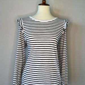 Old Navy Ruffle Shoulder Top